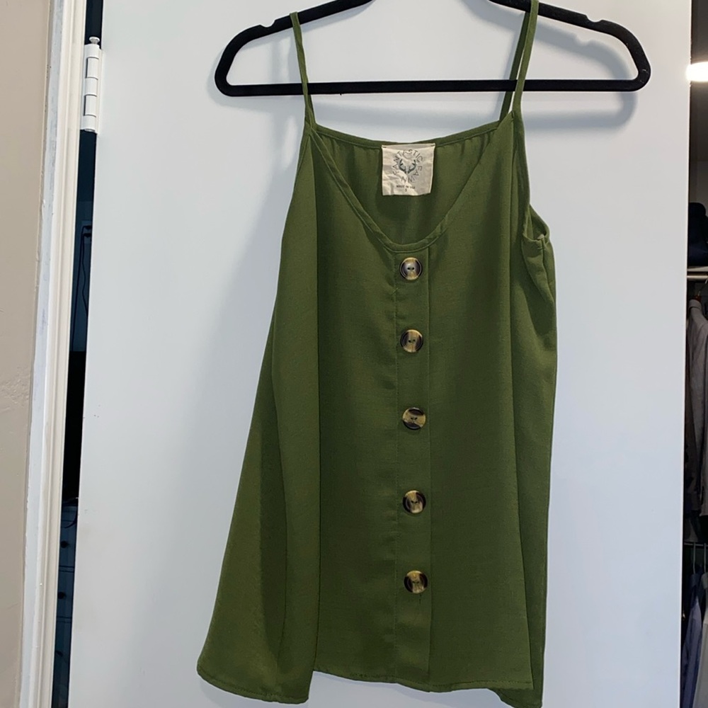 Green Tank Top